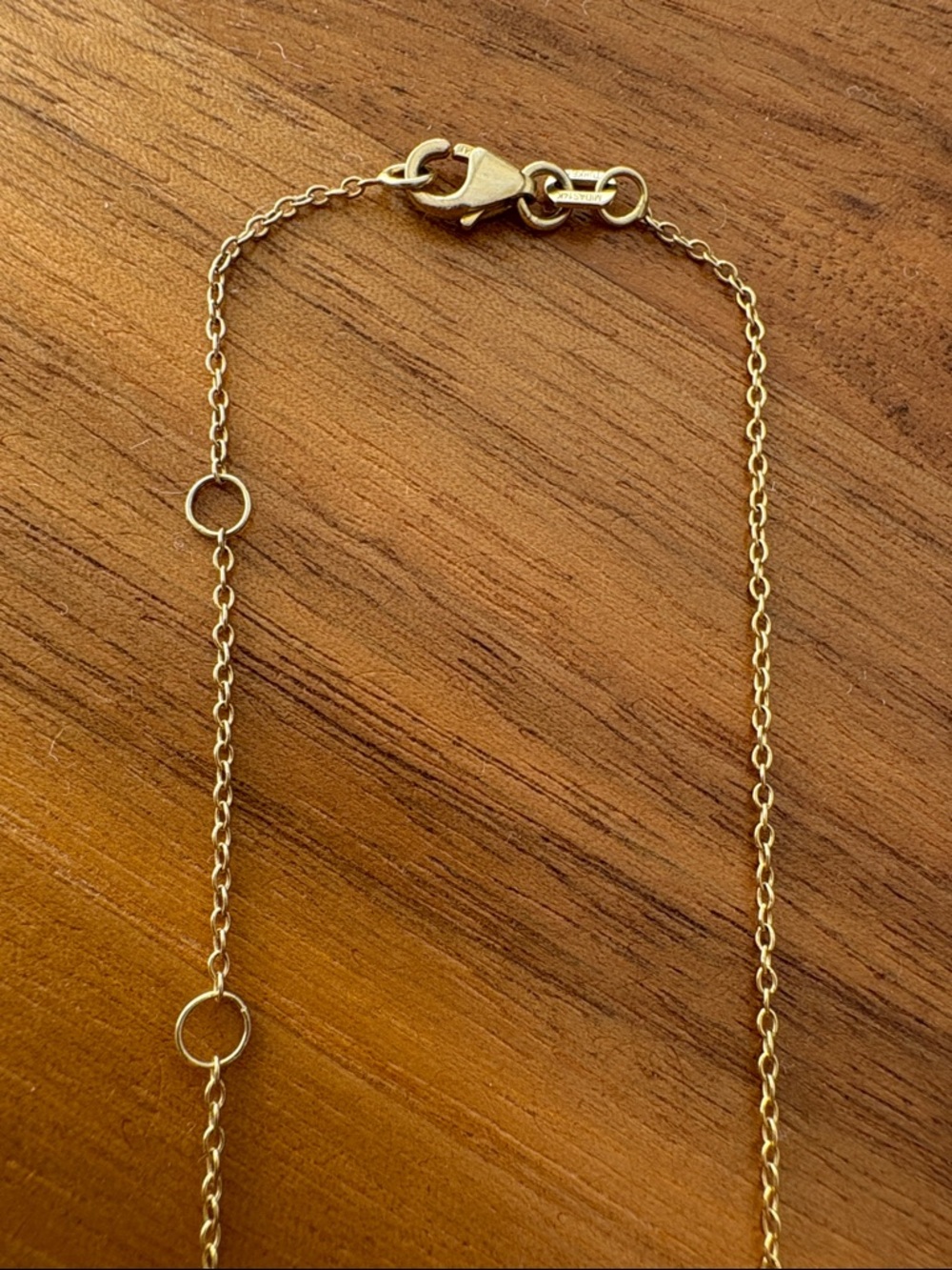 MIDAS 14K Gold Diamond Initial R Necklace Pavé Pendant - Picture 3 of 7
